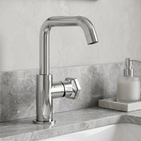 Hart Ruxton Single Hole Bathroom Faucet – Knurled Control Handle Design