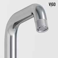 Hart Ruxton Single Hole Bathroom Faucet – Knurled Control Handle Design