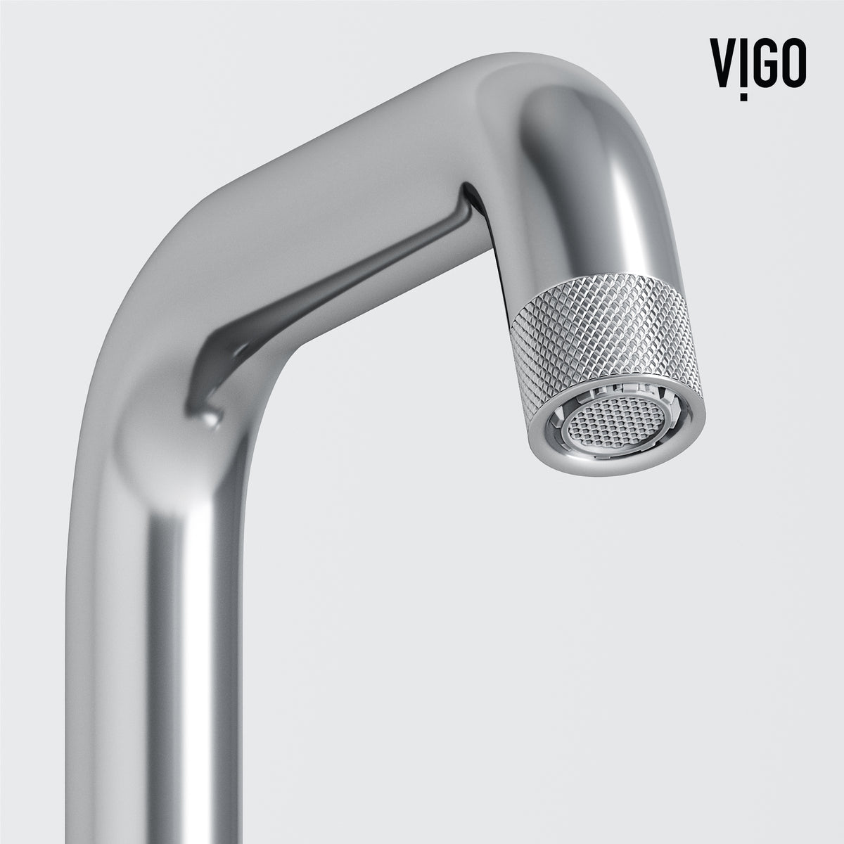 Hart Ruxton Single Hole Bathroom Faucet – Knurled Control Handle Design