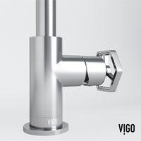 Hart Ruxton Single Hole Bathroom Faucet – Knurled Control Handle Design