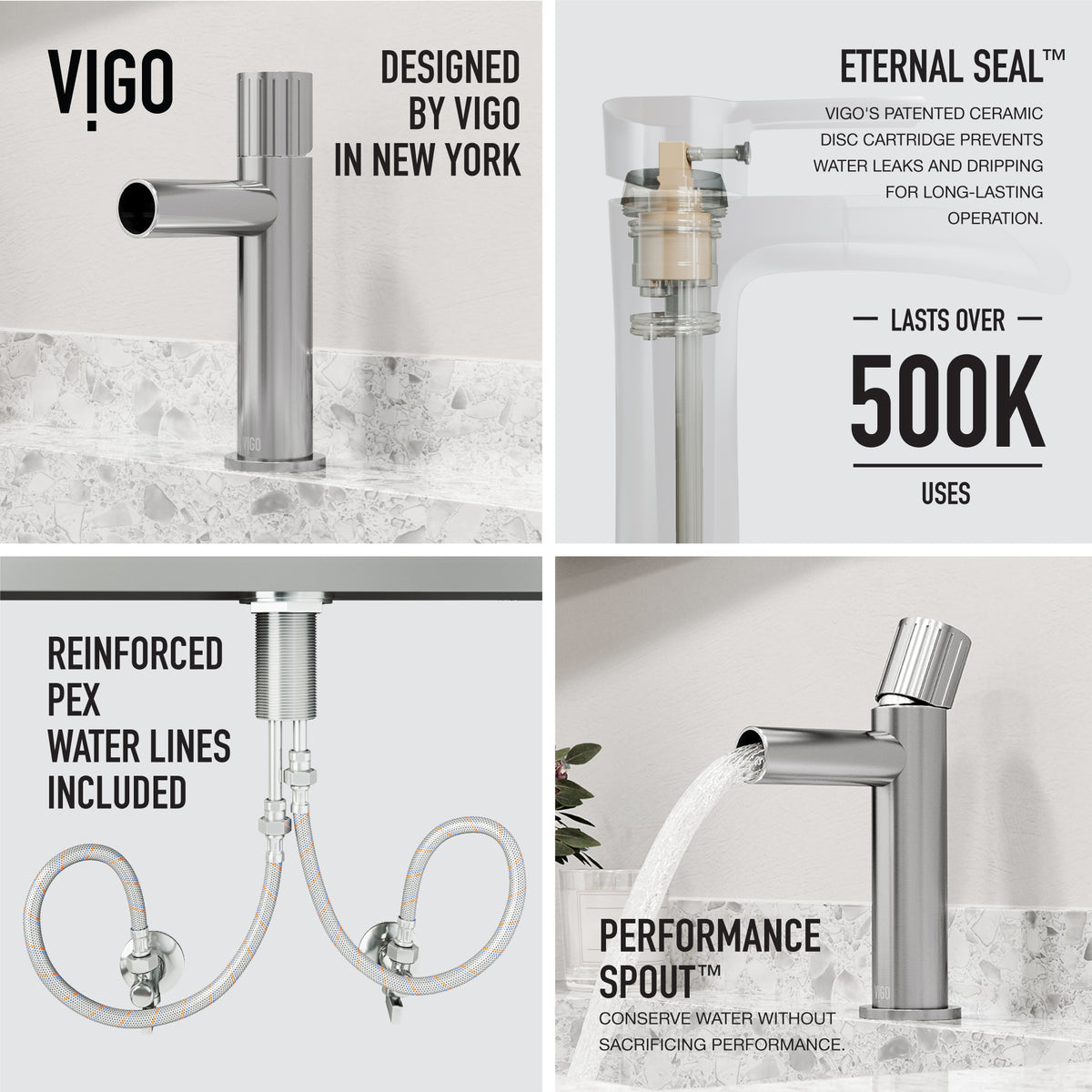Ashford Single Hole Bathroom Faucet