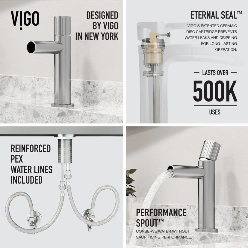 Ashford Single Hole Bathroom Faucet