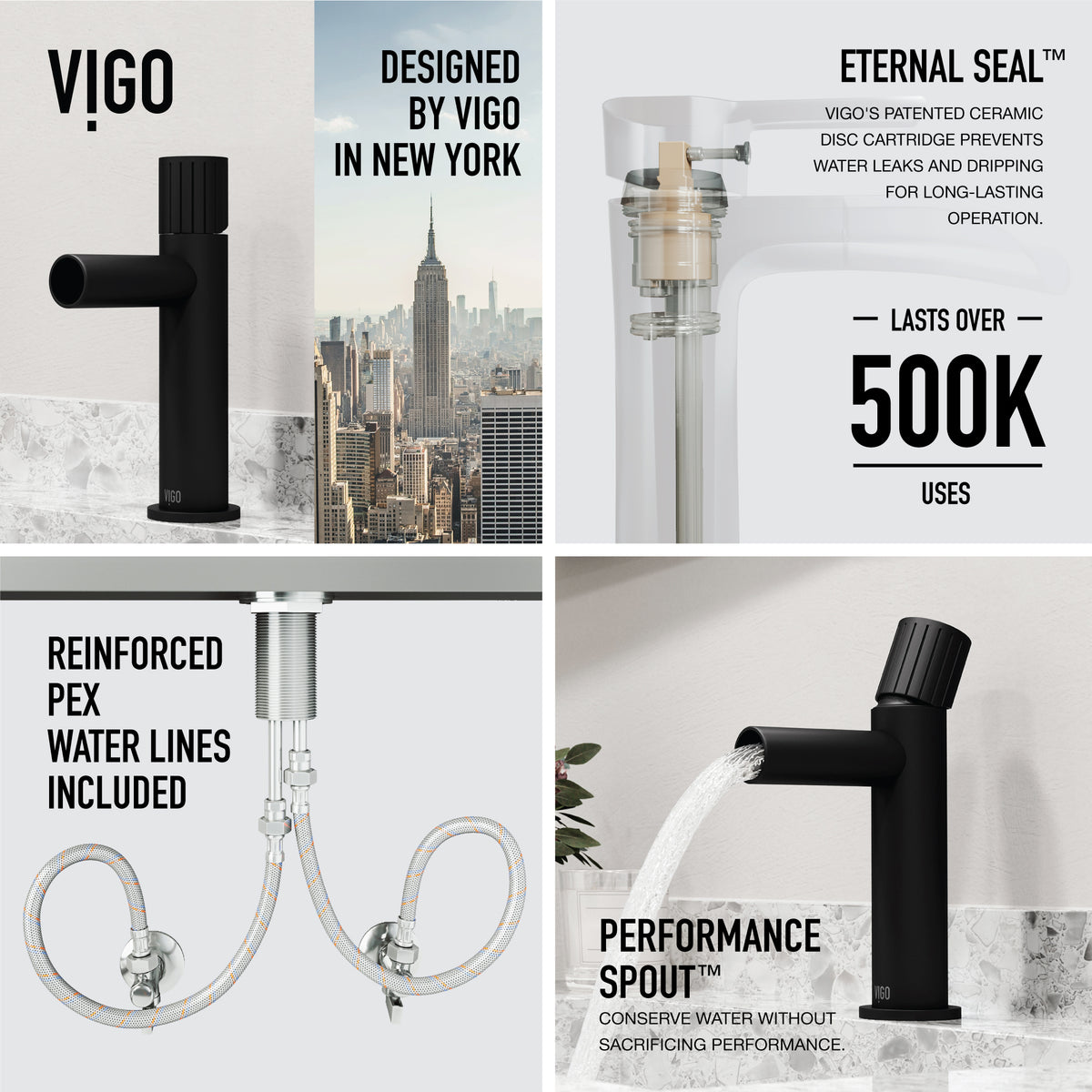 Ashford Single Hole Bathroom Faucet