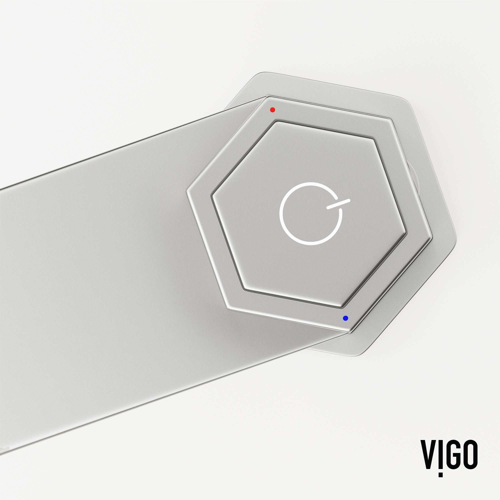 Ceramic disc valve bathroom faucet in brushed nickel with knob handle