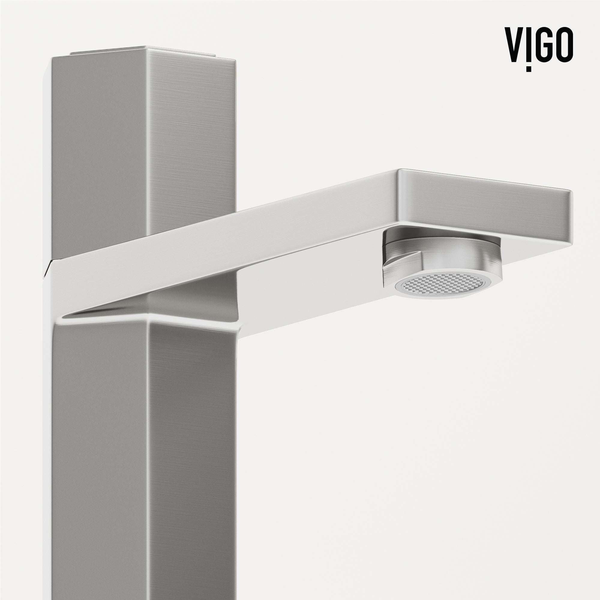 Modern bathroom faucet with low flow ceramic disc cartridge and high arc spout