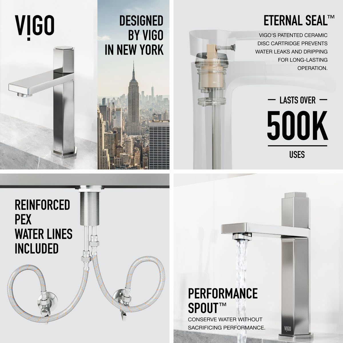 Hart Nova Single Hole Bathroom Faucet
