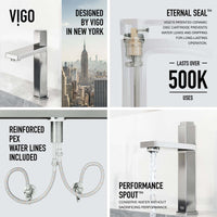 Single hole brass faucet with high arc spout and modern design