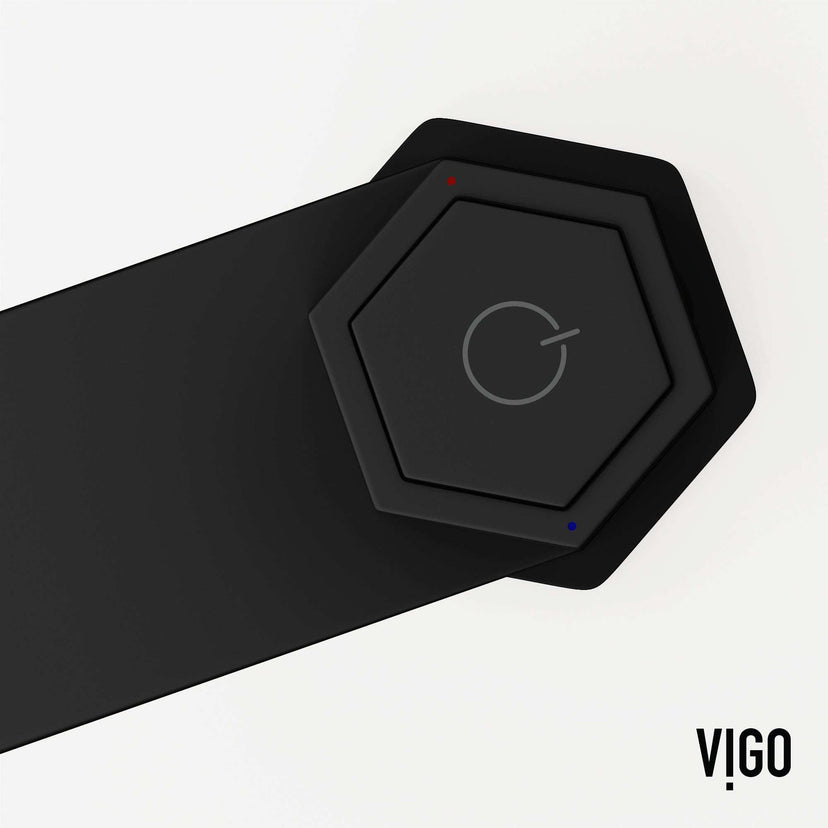 Ceramic disc valve bathroom faucet in matte black with knob handle