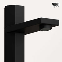 Modern bathroom faucet with low flow ceramic disc cartridge and high arc spout