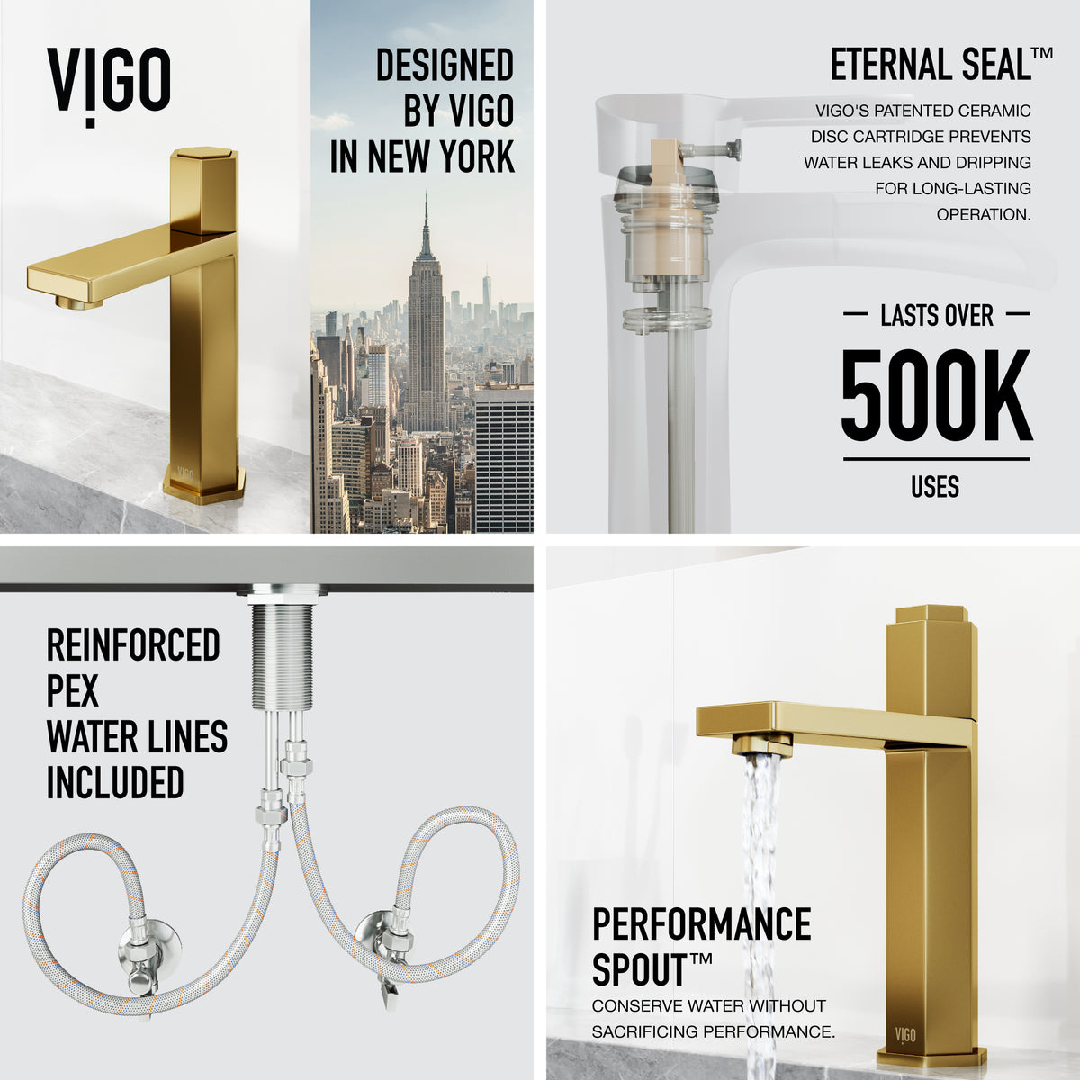 Hart Nova Single Hole Bathroom Faucet