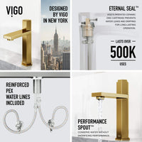 Single hole brass faucet with high arc spout and modern design