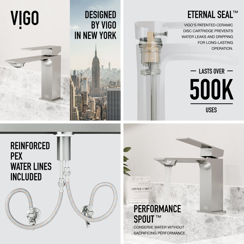 Meridian Dunn Single Hole Bathroom Faucet