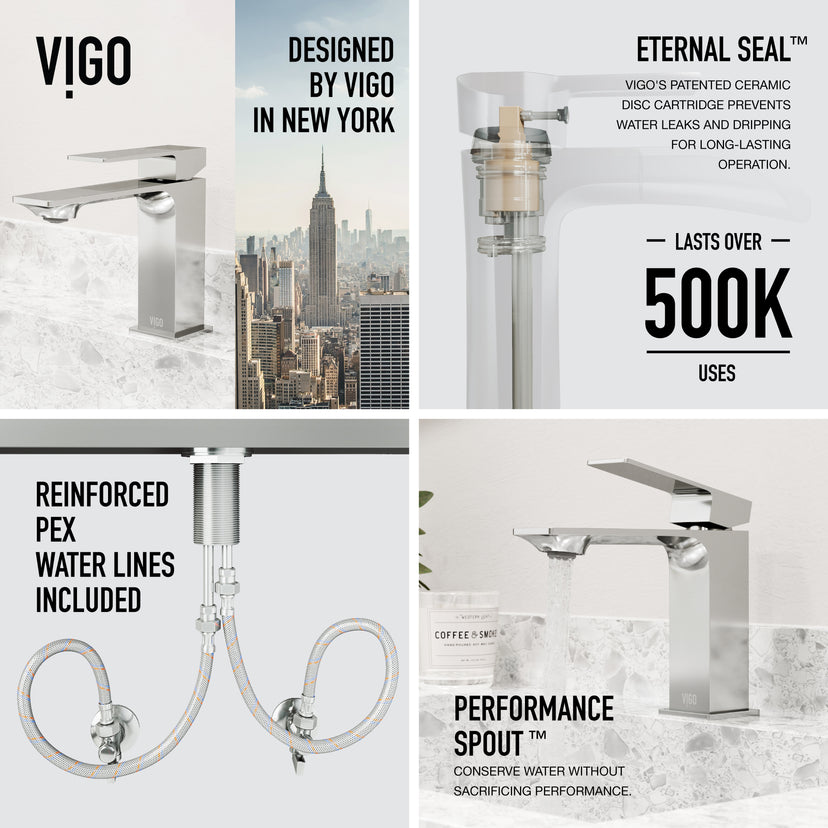 Meridian Dunn Single Hole Bathroom Faucet