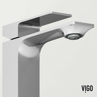 Chrome faucet featuring compression connection and matte contemporary style