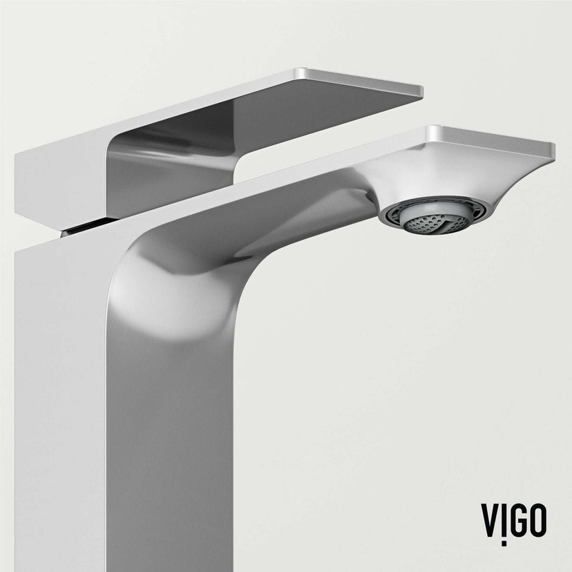 Chrome faucet featuring compression connection and matte contemporary style
