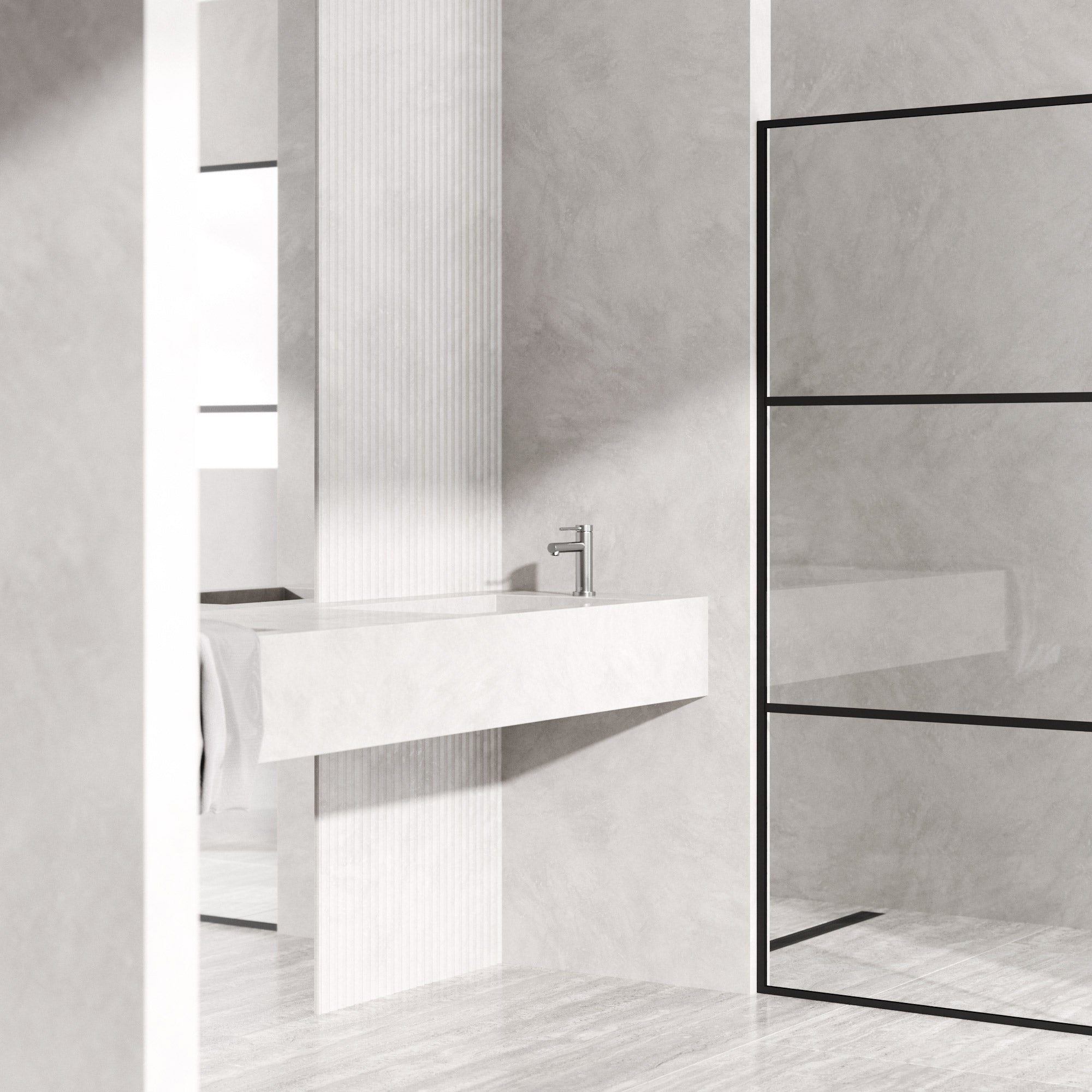 Deck-mounted single hole faucet with all mounting hardware included