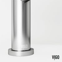 Modern bathroom faucet with 6-inch assembled height and lever handle