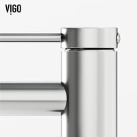 Brass construction bathroom faucet with chrome finish and lever control
