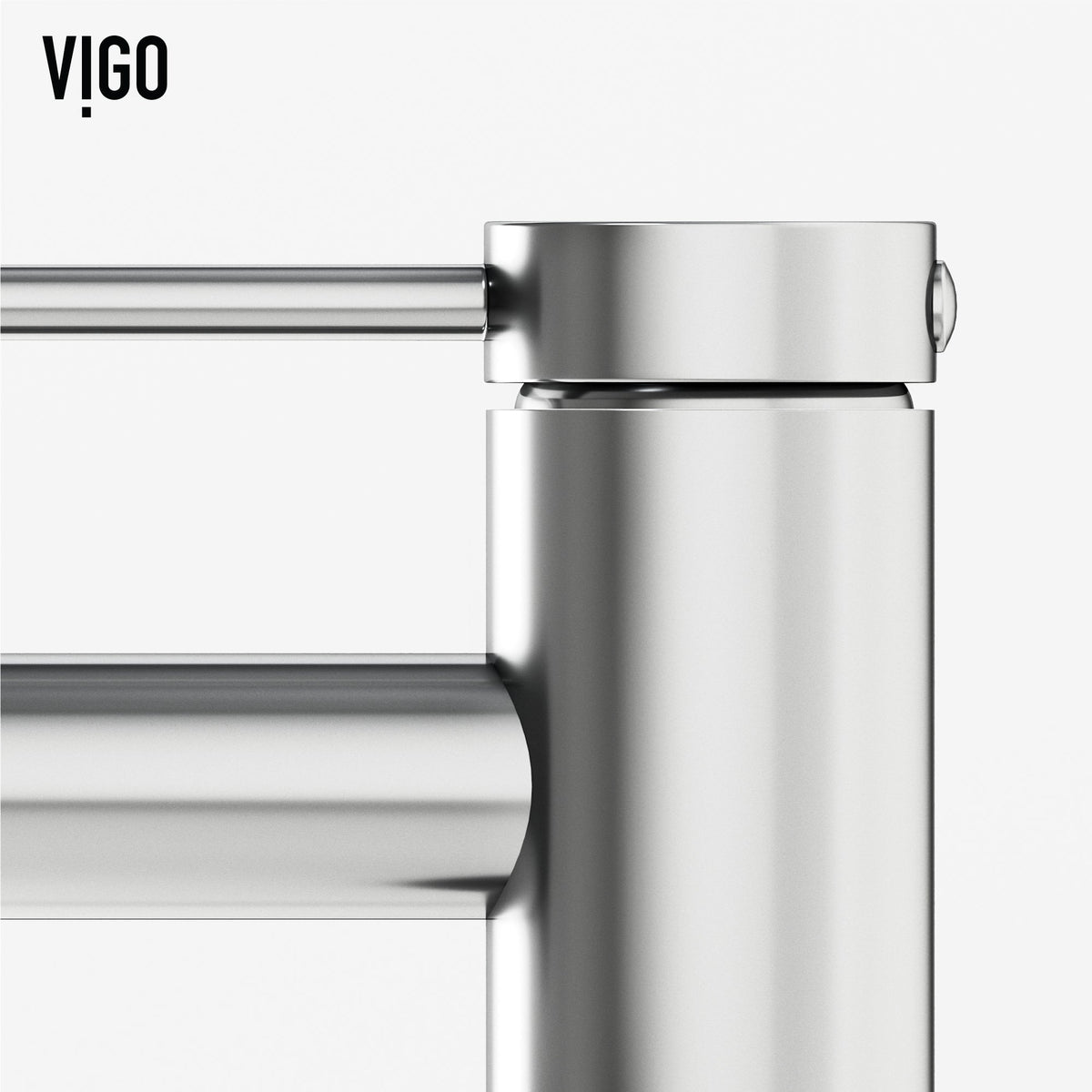 Brass construction bathroom faucet with chrome finish and lever control
