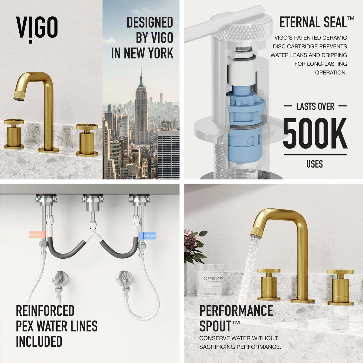 Cass Widespread Bathroom Faucet