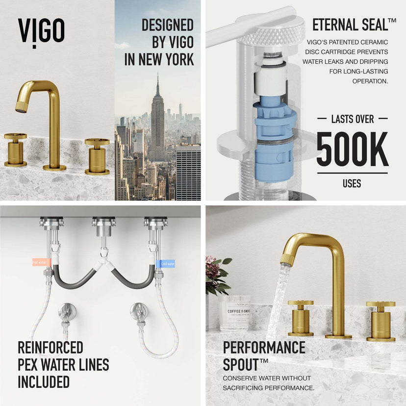 Cass Widespread Bathroom Faucet