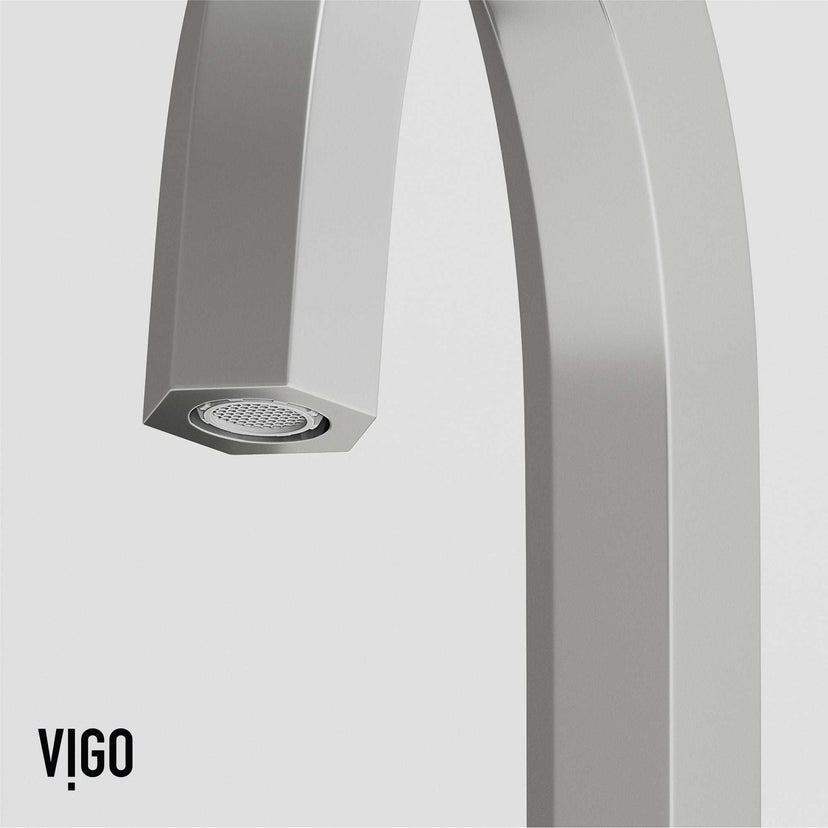Widespread bathroom faucet with low flow technology and tarnish resistant finish