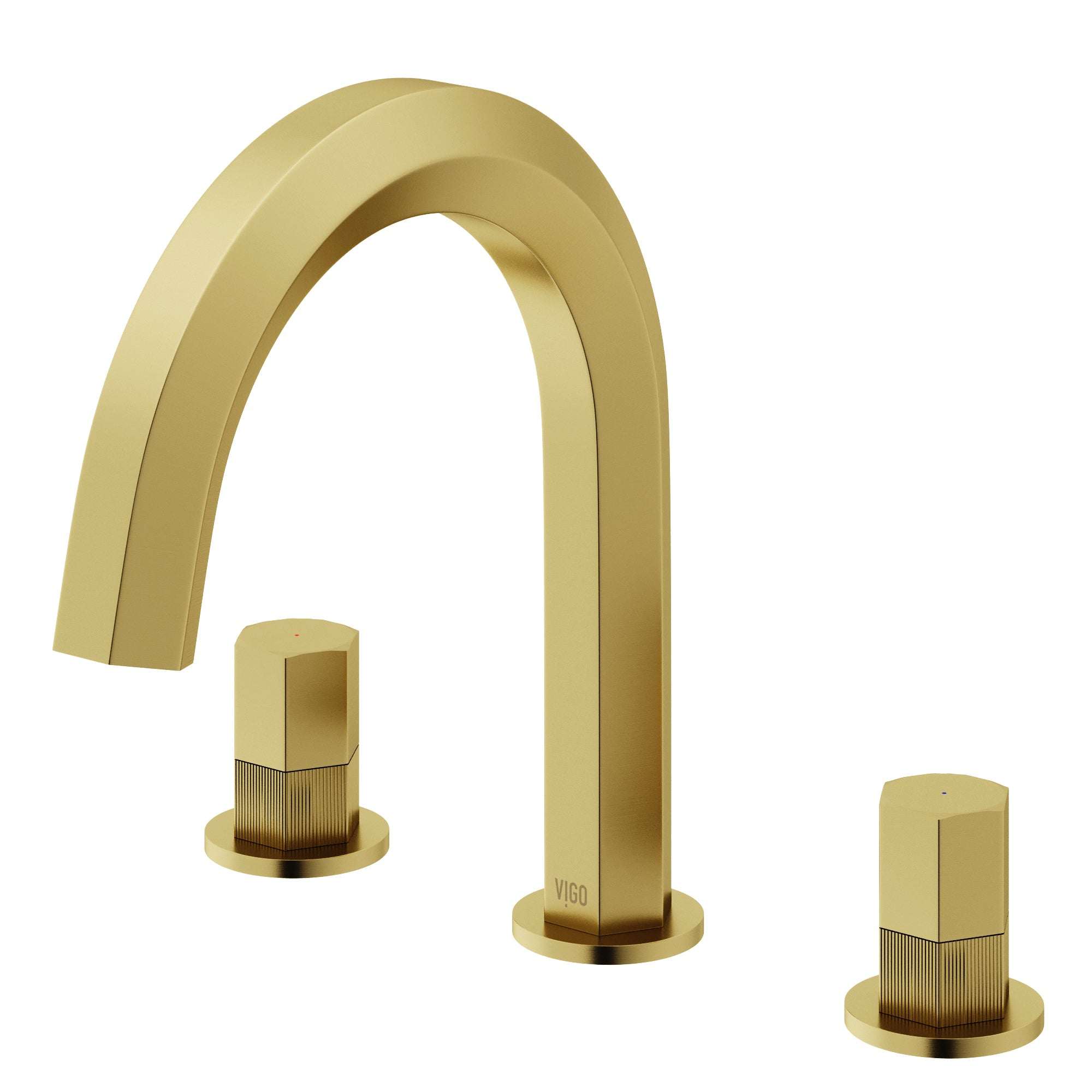 Ceramic disc valve bathroom faucet with corrosion resistant brass construction