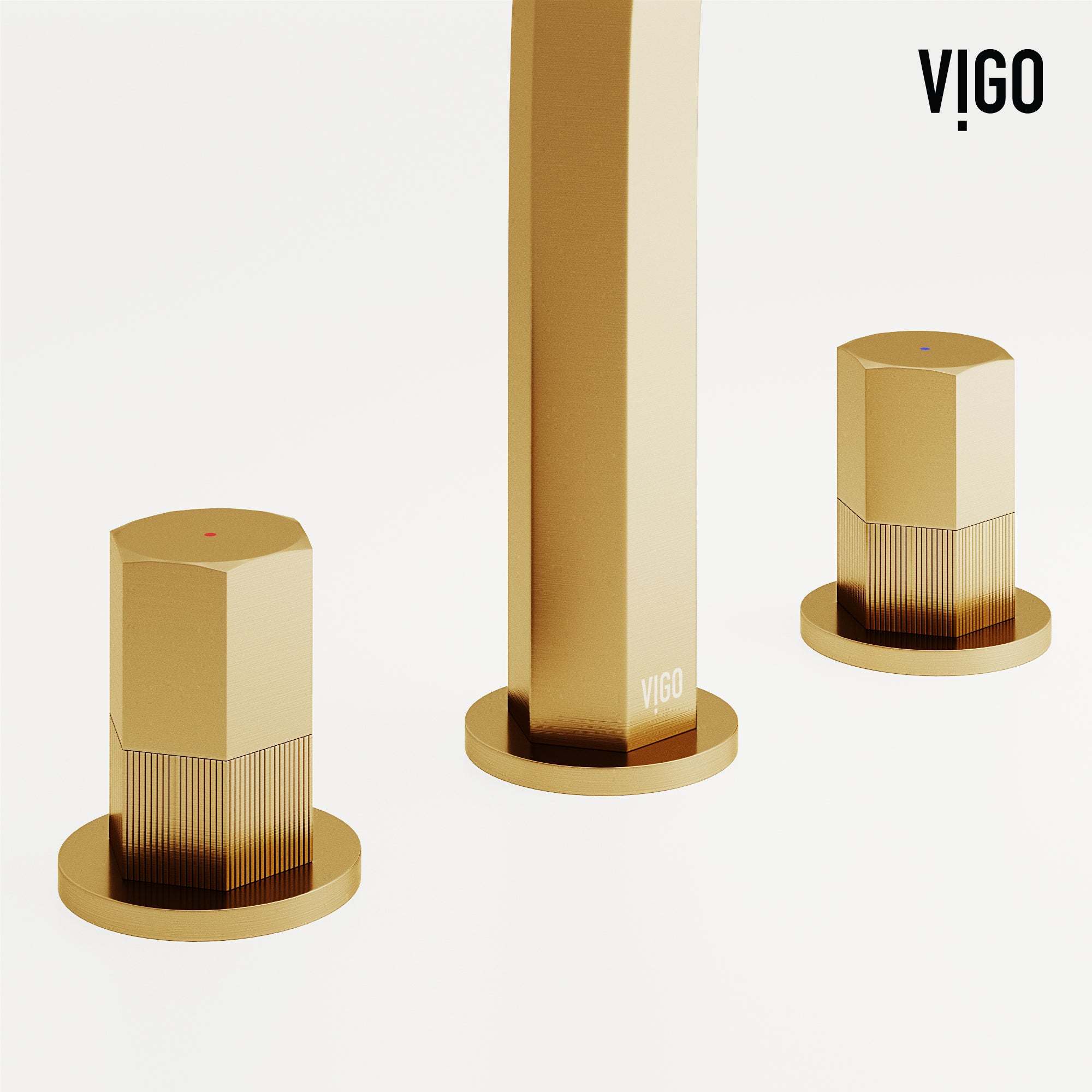 Matte brushed gold faucet with included supply lines and all mounting materials