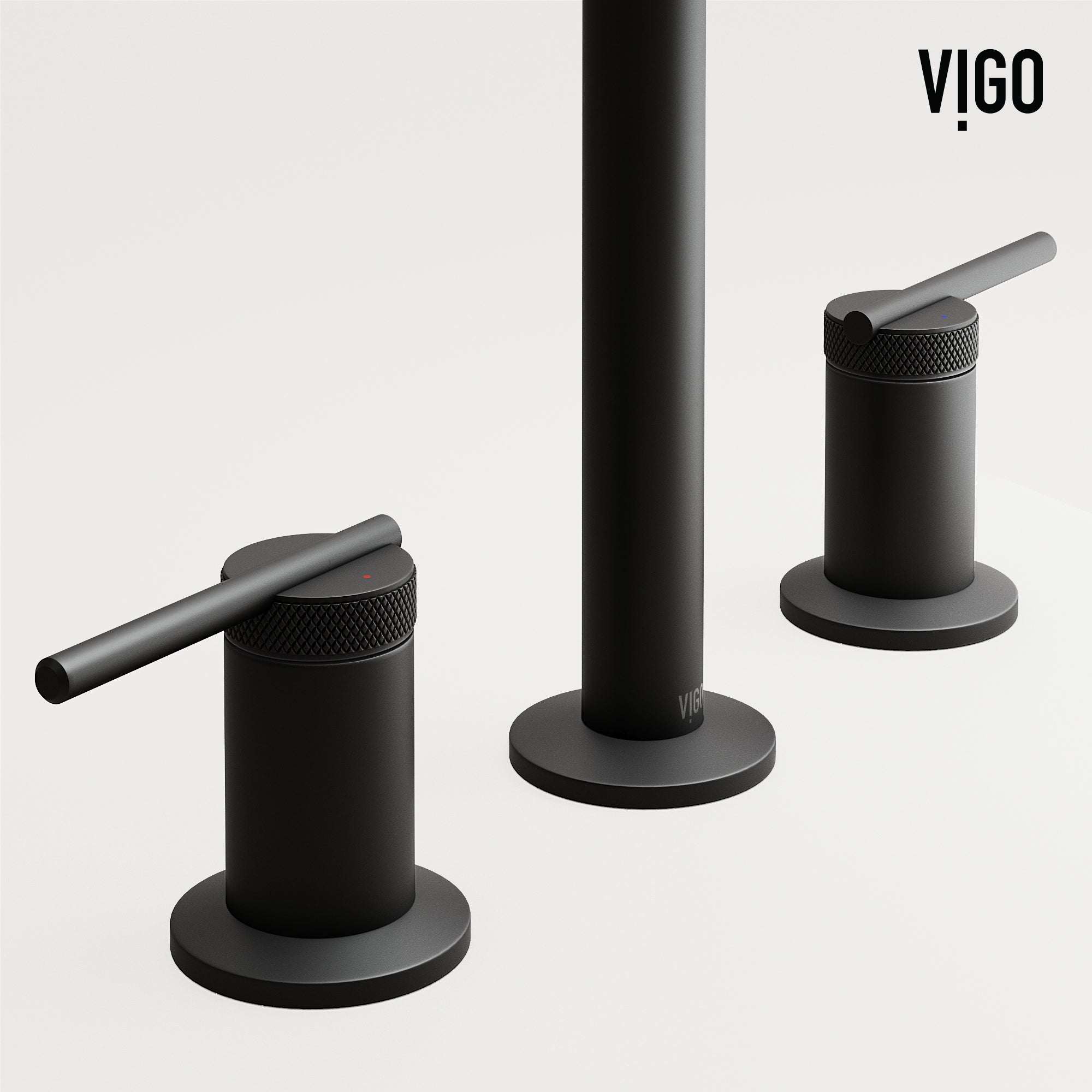 Widespread Bathroom Faucet - Modern Matte Black Design for