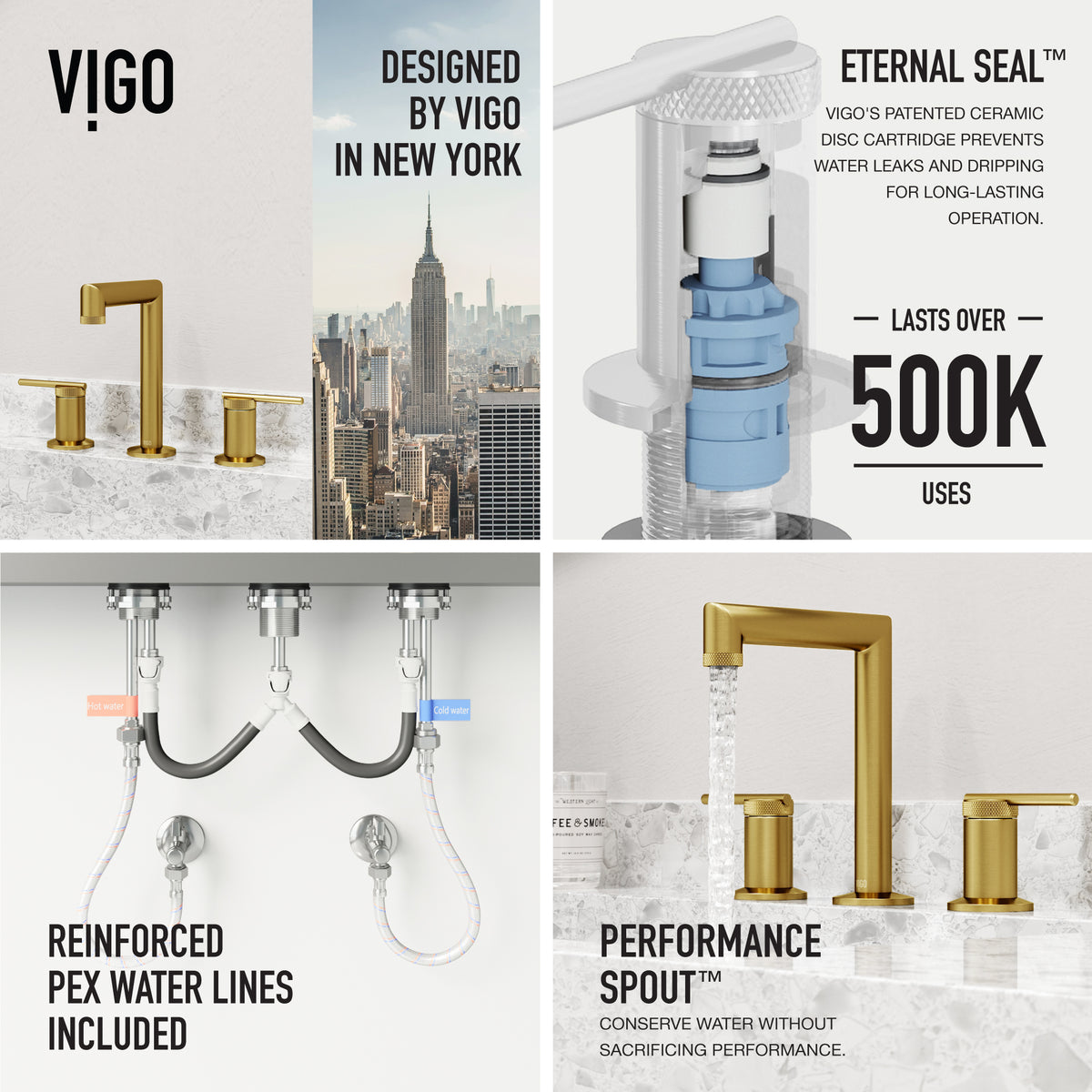 Sterling Widespread Bathroom Faucet