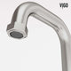 Low flow brass faucet with corrosion resistant finish and drip free ceramic disc