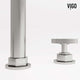 High arc spout faucet in brushed nickel, easy to install with included hardware