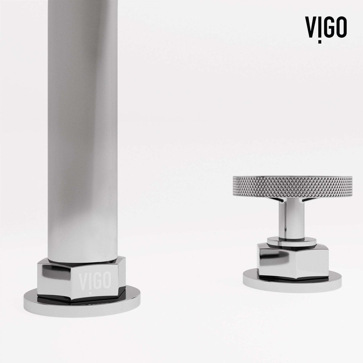 High arc spout faucet in chrome, easy to install with included hardware
