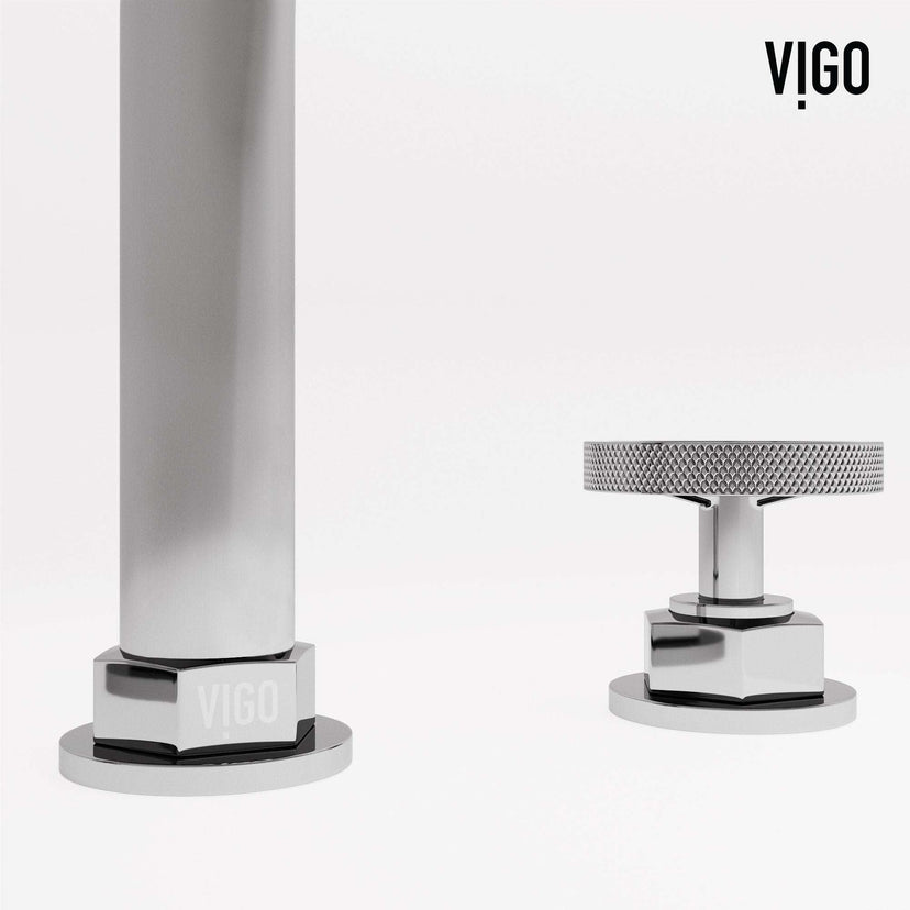 High arc spout faucet in chrome, easy to install with included hardware