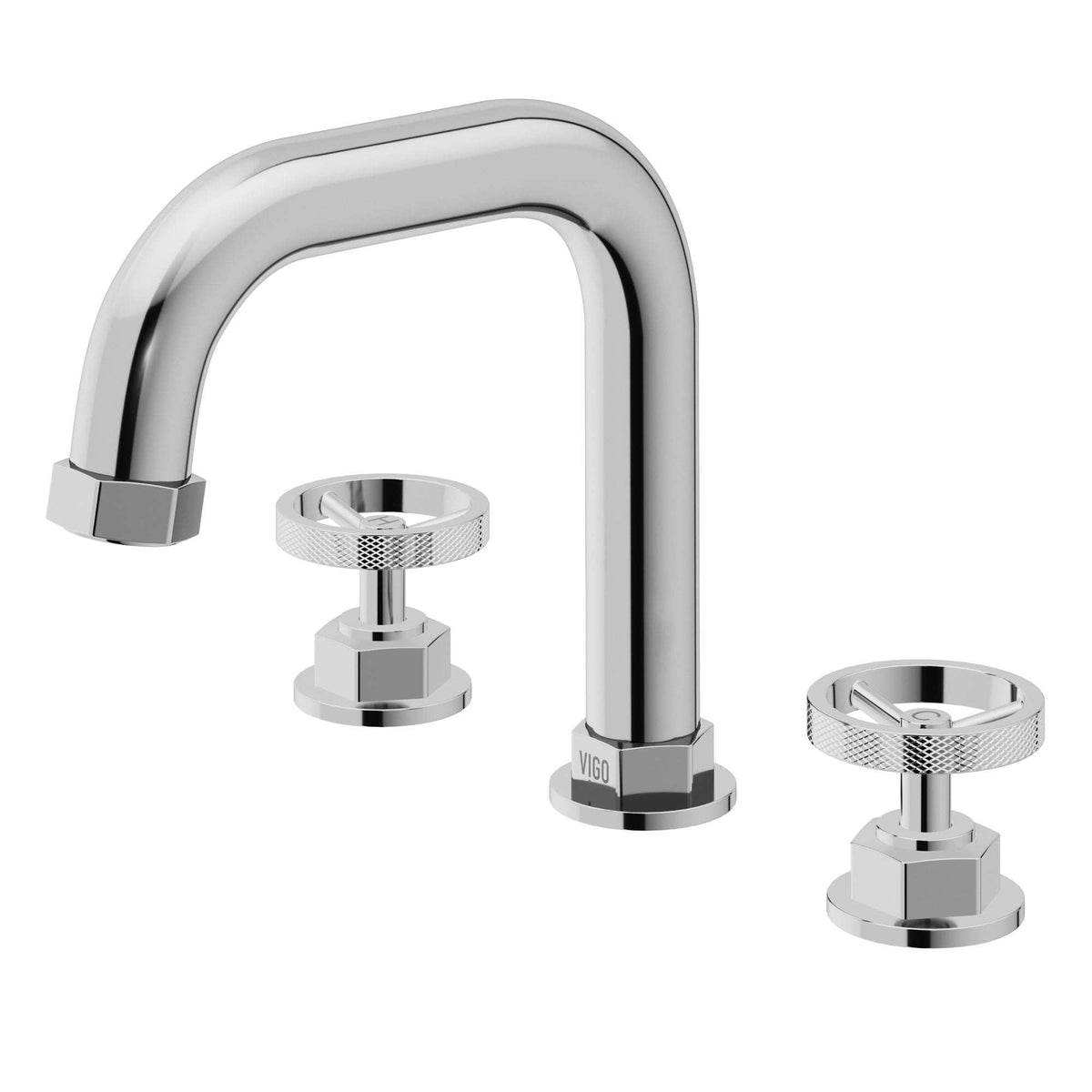 Brass bathroom faucet with NPSM thread and compression connection