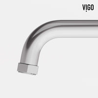 Easy install deck mounted faucet with high arc spout and low flow technology