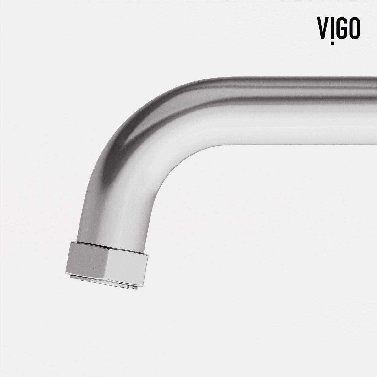 Easy install deck mounted faucet with high arc spout and low flow technology