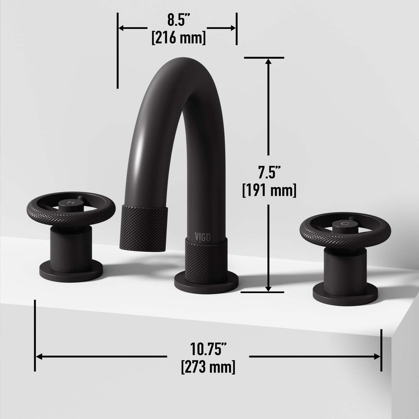 Matte black faucet with corrosion and tarnish resistant brass hardware