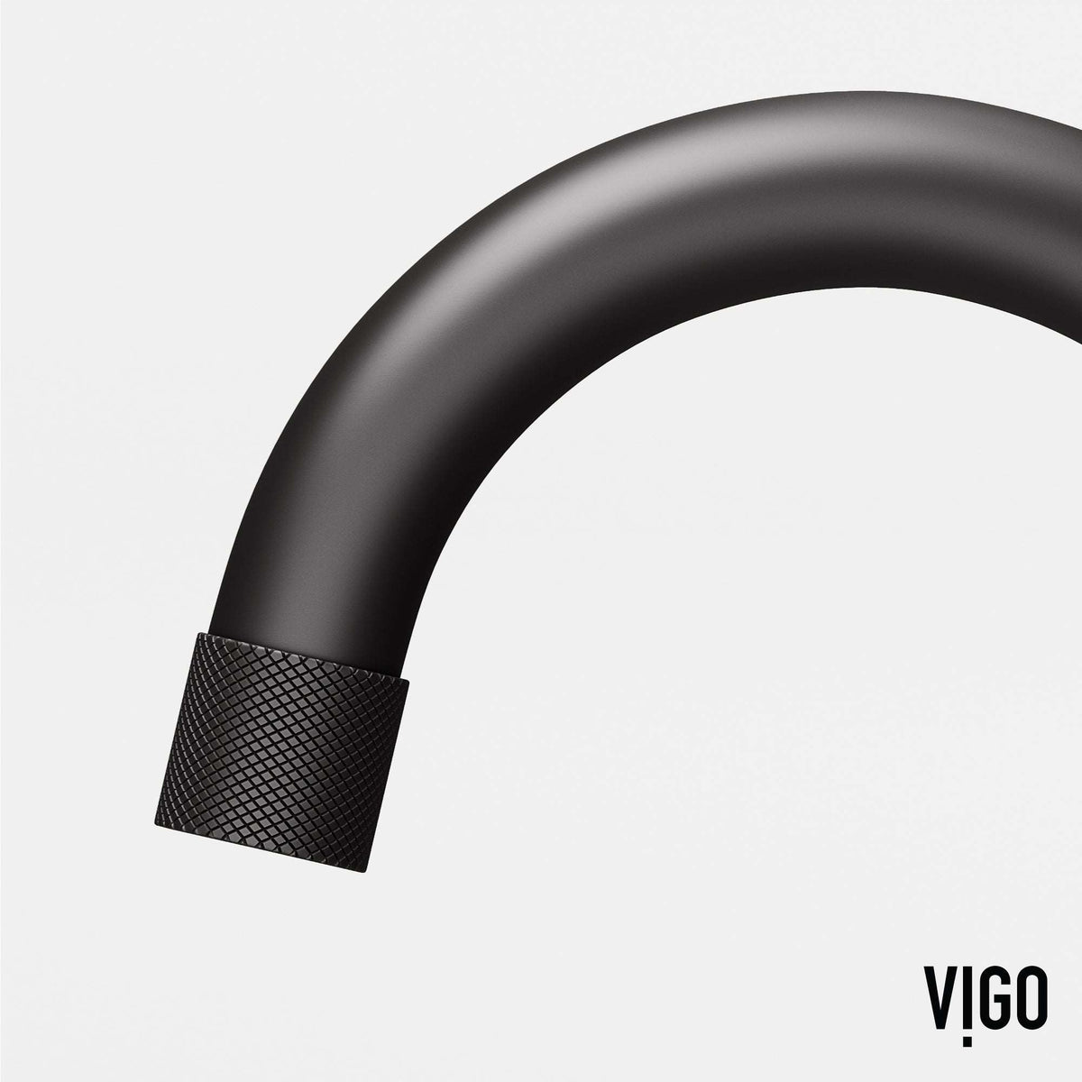 Low lead compliant bathroom faucet in matte black with knob handles