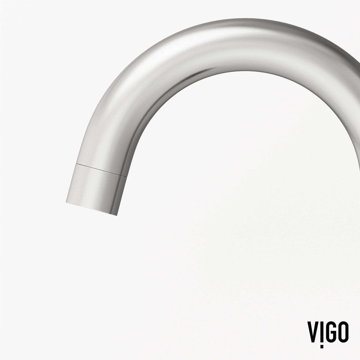 Deck mounted 3-hole faucet with compression connections and brushed nickel style