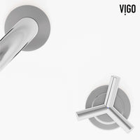 Chrome faucet with ceramic disk valve and included installation parts
