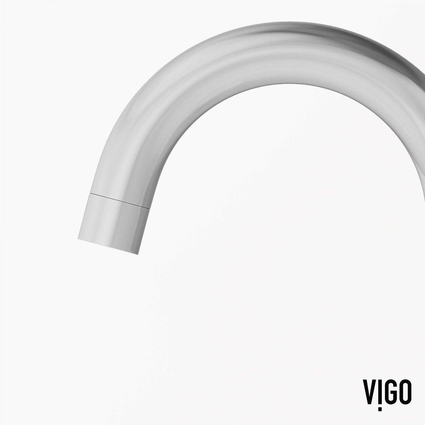 Deck mounted 3-hole faucet with compression connections and chrome style
