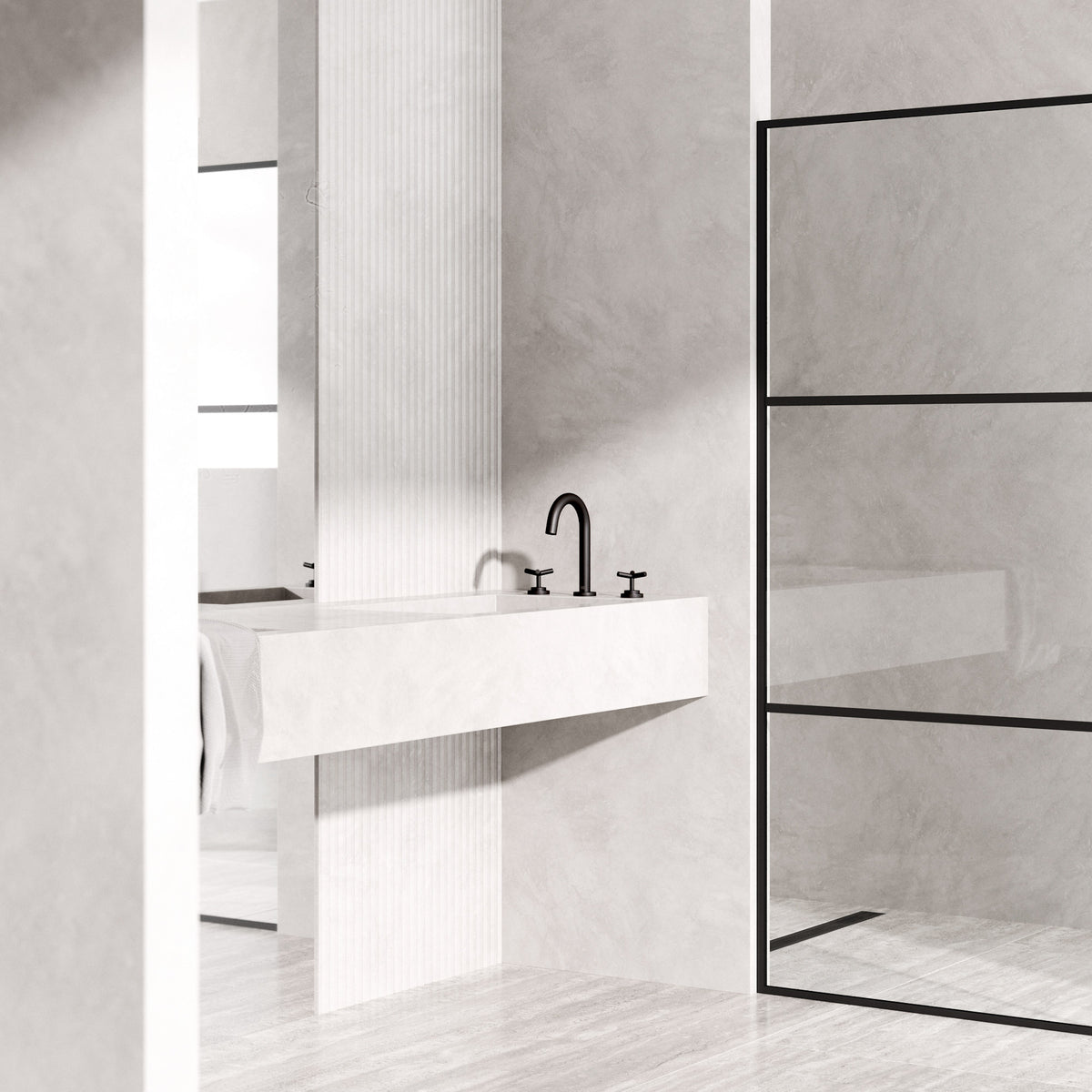 Jewel Widespread Bathroom Faucet
