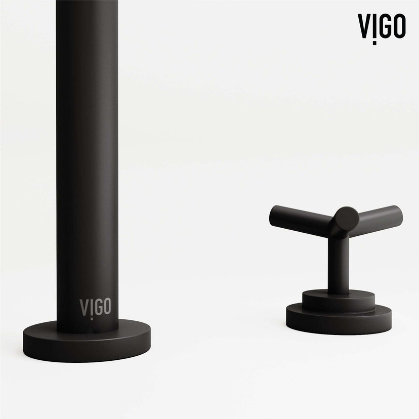 Contemporary 3-hole faucet with high arc spout and low flow performance