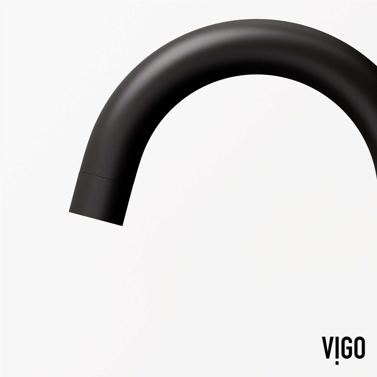 Widespread bathroom faucet featuring waterfall flow and matte black finish