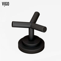 Deck mounted 3-hole faucet with compression connections and matte black style