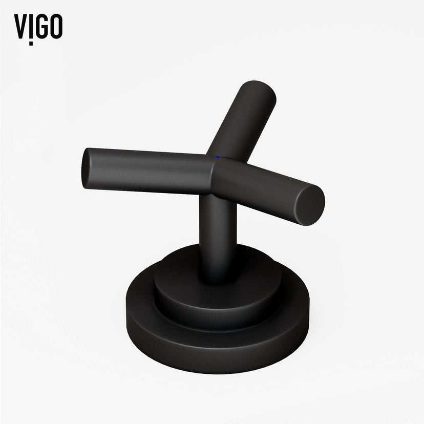 Deck mounted 3-hole faucet with compression connections and matte black style