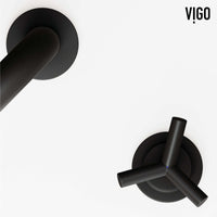 Tarnish resistant brass faucet with knob handles and widespread installation