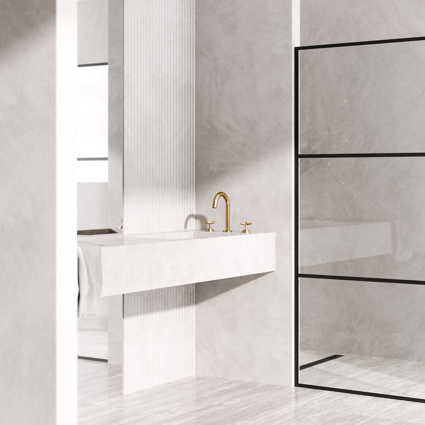 Jewel Widespread Bathroom Faucet