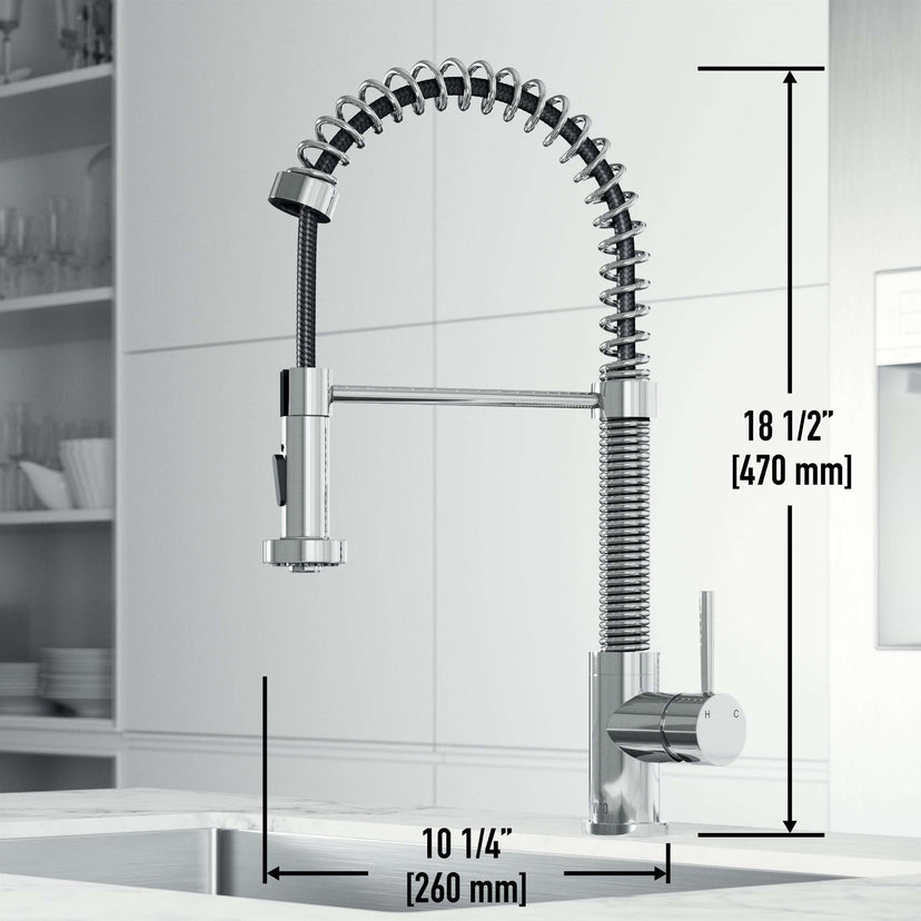Edison Pull-Down Kitchen Spray Faucet